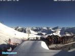 Archived image Webcam mountain station gondola "Diedamskopf", Vorarlberg 13:00