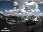 Archived image Webcam mountain station gondola "Diedamskopf", Vorarlberg 13:00
