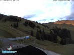 Archiv Foto Webcam Diedamskopf: Ausblick Wedelstube 19:00