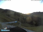 Archiv Foto Webcam Diedamskopf: Ausblick Wedelstube 05:00