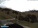 Archived image Webcam Mountain Diedamskopf - View Wedelstube 15:00
