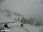 Archiv Foto Webcam Diedamskopf: Ausblick Wedelstube 09:00