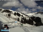 Archiv Foto Webcam Diedamskopf: Ausblick Wedelstube 13:00