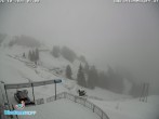 Archived image Webcam Mountain Diedamskopf - View Wedelstube 06:00