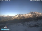 Archived image Webcam Diedamskopf: Panoramic view Breitenalpe 07:00