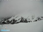 Archived image Webcam Diedamskopf: Panoramic view Breitenalpe 07:00