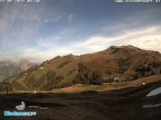 Archived image Webcam Diedamskopf: Panoramic view Breitenalpe 07:00