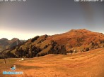Archived image Webcam Diedamskopf: Panoramic view Breitenalpe 13:00
