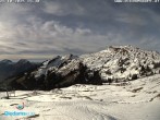 Archived image Webcam Diedamskopf: Panoramic view Breitenalpe 13:00