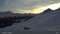 Archiv Foto Webcam Corviglia II Ausblick Richtung Suvretta, Silvaplana Surlej 15:00