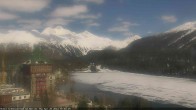 Archived image Webcam St. Moritz village Hotel Badrutt's Palace together with lake St. Moritz 15:00
