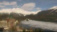 Archived image Webcam St. Moritz village Hotel Badrutt's Palace together with lake St. Moritz 17:00