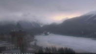 Archived image Webcam St. Moritz village Hotel Badrutt's Palace together with lake St. Moritz 05:00