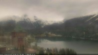 Archived image Webcam St. Moritz village Hotel Badrutt's Palace together with lake St. Moritz 07:00