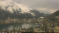 Archived image Webcam St. Moritz village II View from Hotel Schweizerhof towards St. Moritz Bad 11:00