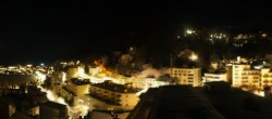 Archived image Webcam St. Moritz village II View from Hotel Schweizerhof towards St. Moritz Bad 23:00