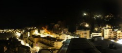 Archived image Webcam St. Moritz village II View from Hotel Schweizerhof towards St. Moritz Bad 01:00