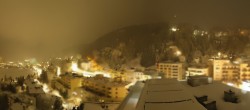 Archived image Webcam St. Moritz village II View from Hotel Schweizerhof towards St. Moritz Bad 23:00