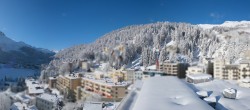 Archiv Foto Webcam St. Moritz Dorf II Ausblick Hotel Schweizerhof Richtung St. Moritz Bad 09:00