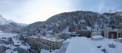 Archiv Foto Webcam St. Moritz Dorf II Ausblick Hotel Schweizerhof Richtung St. Moritz Bad 15:00