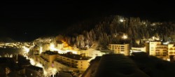 Archived image Webcam St. Moritz village II View from Hotel Schweizerhof towards St. Moritz Bad 01:00