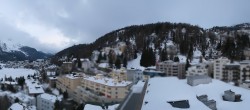 Archiv Foto Webcam St. Moritz Dorf II Ausblick Hotel Schweizerhof Richtung St. Moritz Bad 07:00