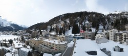 Archiv Foto Webcam St. Moritz Dorf II Ausblick Hotel Schweizerhof Richtung St. Moritz Bad 11:00