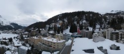 Archiv Foto Webcam St. Moritz Dorf II Ausblick Hotel Schweizerhof Richtung St. Moritz Bad 15:00