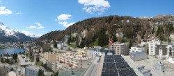 Archiv Foto Webcam St. Moritz Dorf II Ausblick Hotel Schweizerhof Richtung St. Moritz Bad 11:00
