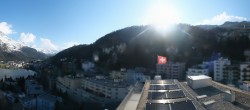 Archiv Foto Webcam St. Moritz Dorf II Ausblick Hotel Schweizerhof Richtung St. Moritz Bad 17:00