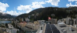 Archiv Foto Webcam St. Moritz Dorf II Ausblick Hotel Schweizerhof Richtung St. Moritz Bad 15:00