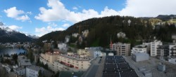 Archiv Foto Webcam St. Moritz Dorf II Ausblick Hotel Schweizerhof Richtung St. Moritz Bad 07:00