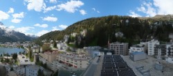 Archiv Foto Webcam St. Moritz Dorf II Ausblick Hotel Schweizerhof Richtung St. Moritz Bad 11:00