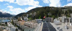 Archiv Foto Webcam St. Moritz Dorf II Ausblick Hotel Schweizerhof Richtung St. Moritz Bad 13:00