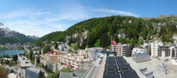 Archiv Foto Webcam St. Moritz Dorf II Ausblick Hotel Schweizerhof Richtung St. Moritz Bad 11:00