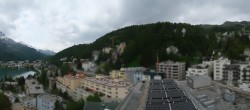 Archiv Foto Webcam St. Moritz Dorf II Ausblick Hotel Schweizerhof Richtung St. Moritz Bad 11:00