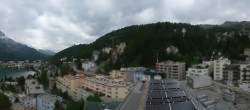 Archiv Foto Webcam St. Moritz Dorf II Ausblick Hotel Schweizerhof Richtung St. Moritz Bad 13:00