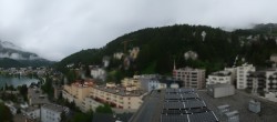 Archiv Foto Webcam St. Moritz Dorf II Ausblick Hotel Schweizerhof Richtung St. Moritz Bad 07:00