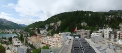 Archiv Foto Webcam St. Moritz Dorf II Ausblick Hotel Schweizerhof Richtung St. Moritz Bad 11:00