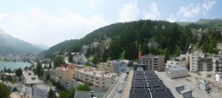 Archiv Foto Webcam St. Moritz Dorf II Ausblick Hotel Schweizerhof Richtung St. Moritz Bad 13:00