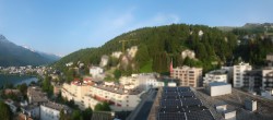 Archiv Foto Webcam St. Moritz Dorf II Ausblick Hotel Schweizerhof Richtung St. Moritz Bad 06:00