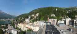 Archiv Foto Webcam St. Moritz Dorf II Ausblick Hotel Schweizerhof Richtung St. Moritz Bad 07:00