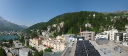 Archiv Foto Webcam St. Moritz Dorf II Ausblick Hotel Schweizerhof Richtung St. Moritz Bad 09:00