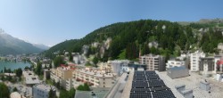 Archiv Foto Webcam St. Moritz Dorf II Ausblick Hotel Schweizerhof Richtung St. Moritz Bad 11:00