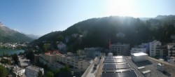 Archiv Foto Webcam St. Moritz Dorf II Ausblick Hotel Schweizerhof Richtung St. Moritz Bad 17:00