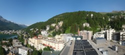 Archiv Foto Webcam St. Moritz Dorf II Ausblick Hotel Schweizerhof Richtung St. Moritz Bad 07:00