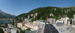 Archiv Foto Webcam St. Moritz Dorf II Ausblick Hotel Schweizerhof Richtung St. Moritz Bad 09:00