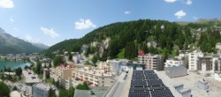 Archiv Foto Webcam St. Moritz Dorf II Ausblick Hotel Schweizerhof Richtung St. Moritz Bad 11:00