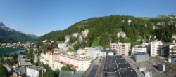 Archiv Foto Webcam St. Moritz Dorf II Ausblick Hotel Schweizerhof Richtung St. Moritz Bad 07:00
