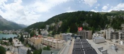 Archiv Foto Webcam St. Moritz Dorf II Ausblick Hotel Schweizerhof Richtung St. Moritz Bad 13:00